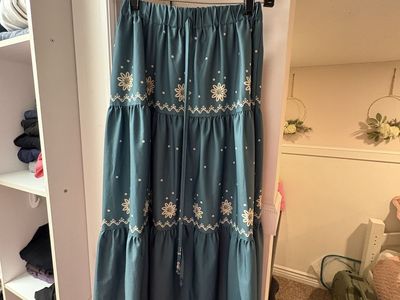 Teal Skirt