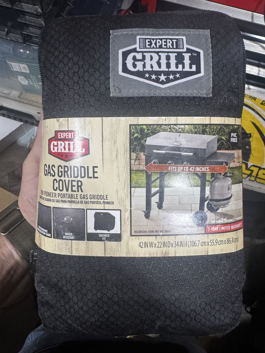 Expert Grill Gas Griddle Cover for Pioneer Portable Gas Griddle - 42"x22"x34"