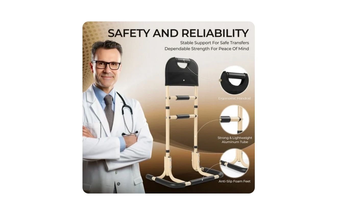 Stand Assist Rail Mobility Aid for Elderly