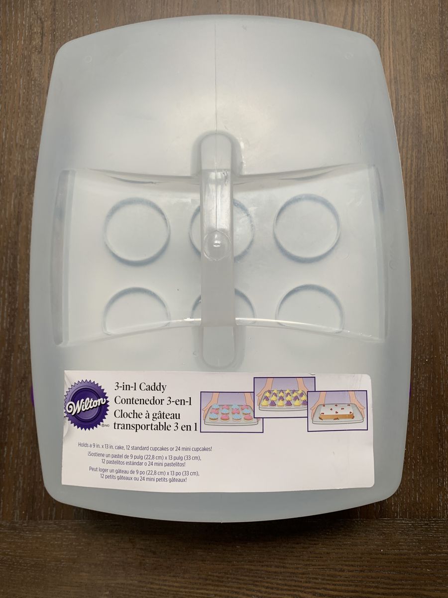 New 3-in-1 Cake/Cupcake Carrier