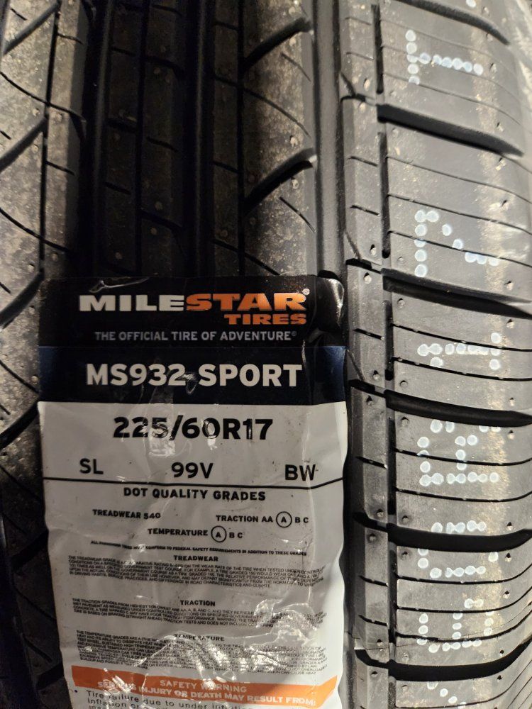 225/60r17 milestar ms932 sport