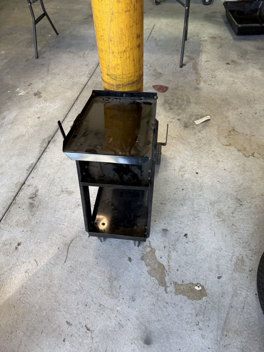 Harbor Freight welding cart and Argon Tank