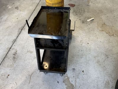 Harbor Freight welding cart and Argon Tank