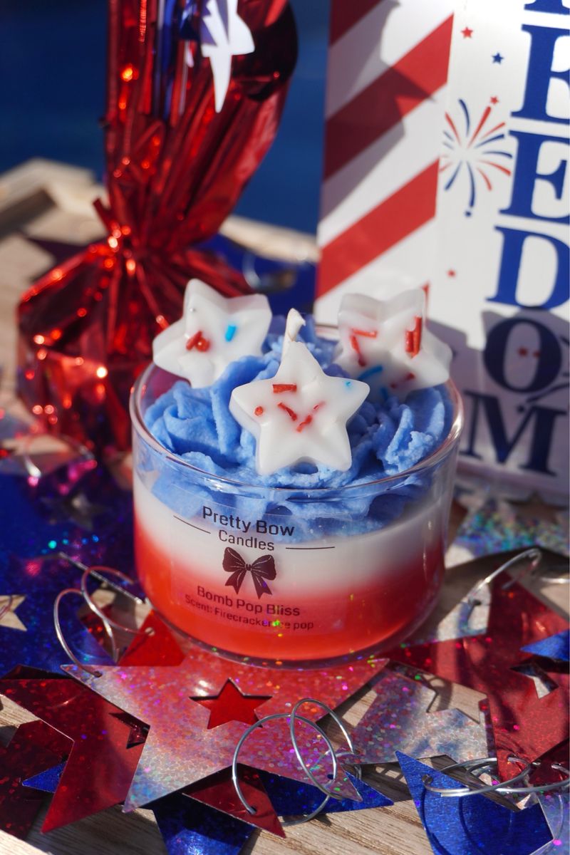 4th of july candle ~ Bomb Pop Bliss
