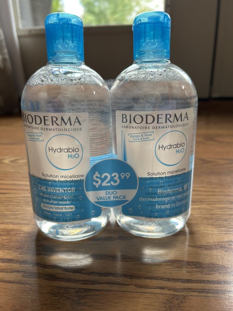 NEW Bioderma Micellaire Water 2 Pack 500ml