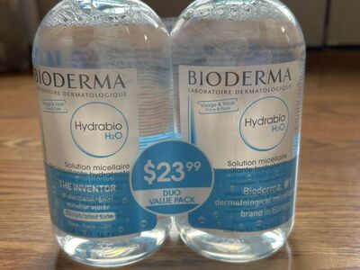 NEW Bioderma Micellaire Water 2 Pack 500ml