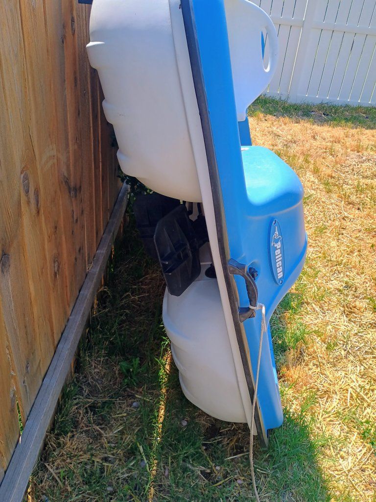 Pelican Blue and White Pedal Boat
