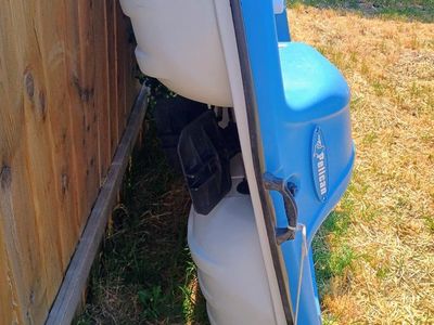 Pelican Blue and White Pedal Boat