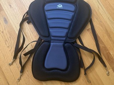 ROC Paddle Board Kayak Seat / Adjustable Straps & Brass Clips