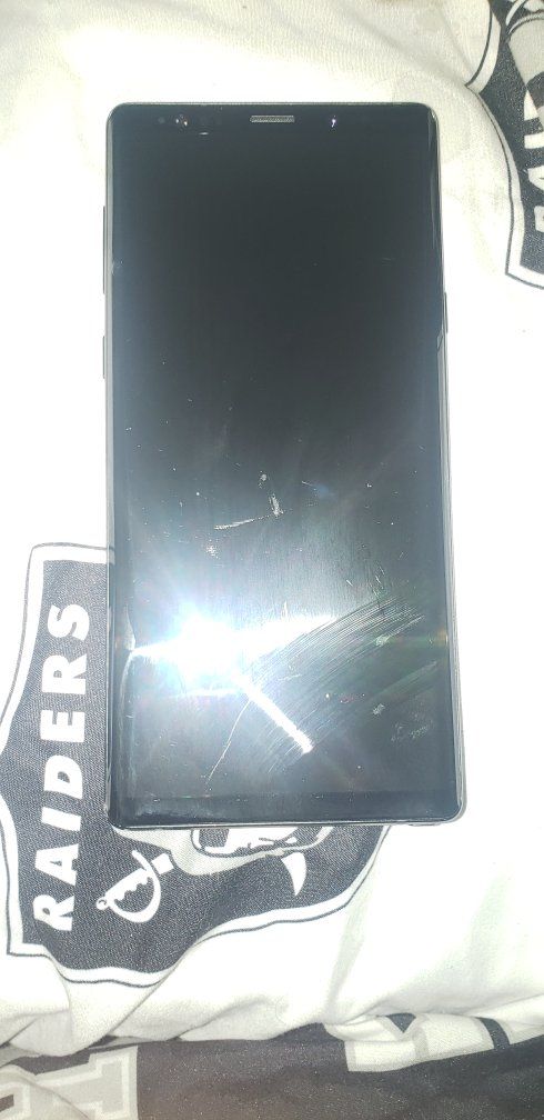 Samsung Galaxy Note 9 Black Smartphone with S Pen Stylus