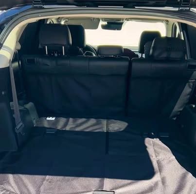 Canvas back rear car liner