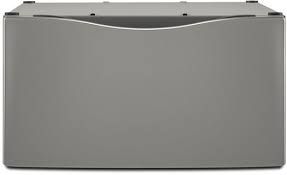 New in box Whirlpool 15.5 Inch Laundry Pedestal with Storage Drawer: Granite