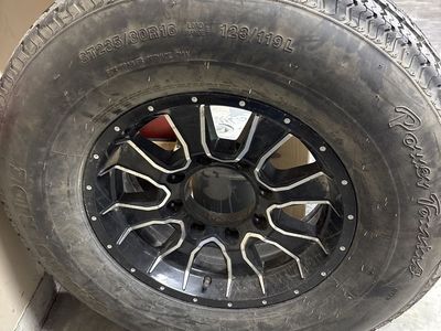 Power Touring Grand Ride Trailer Tire & Wheel ST235/80R16 Load Range E 8-Lug Rim
