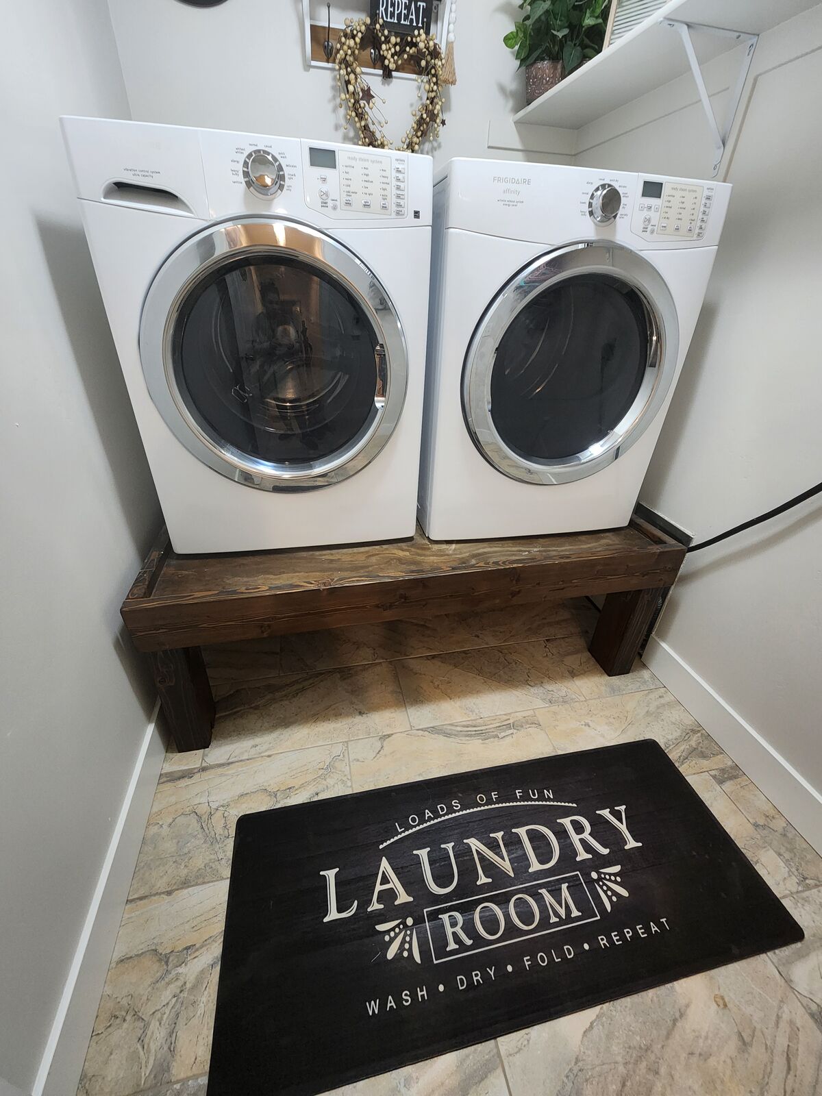 Pedestal for washer & dryer