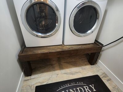 Pedestal for washer & dryer