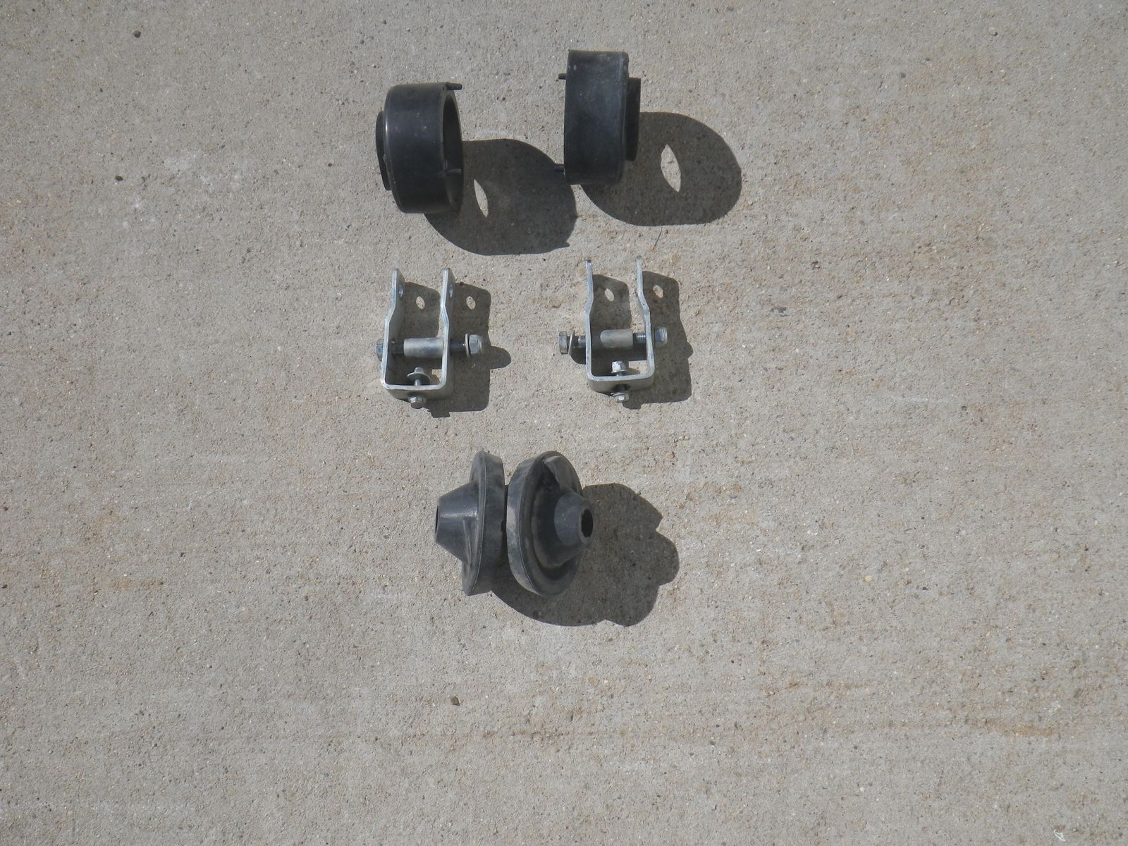 Jeep JL spring spacers and shock extensions.