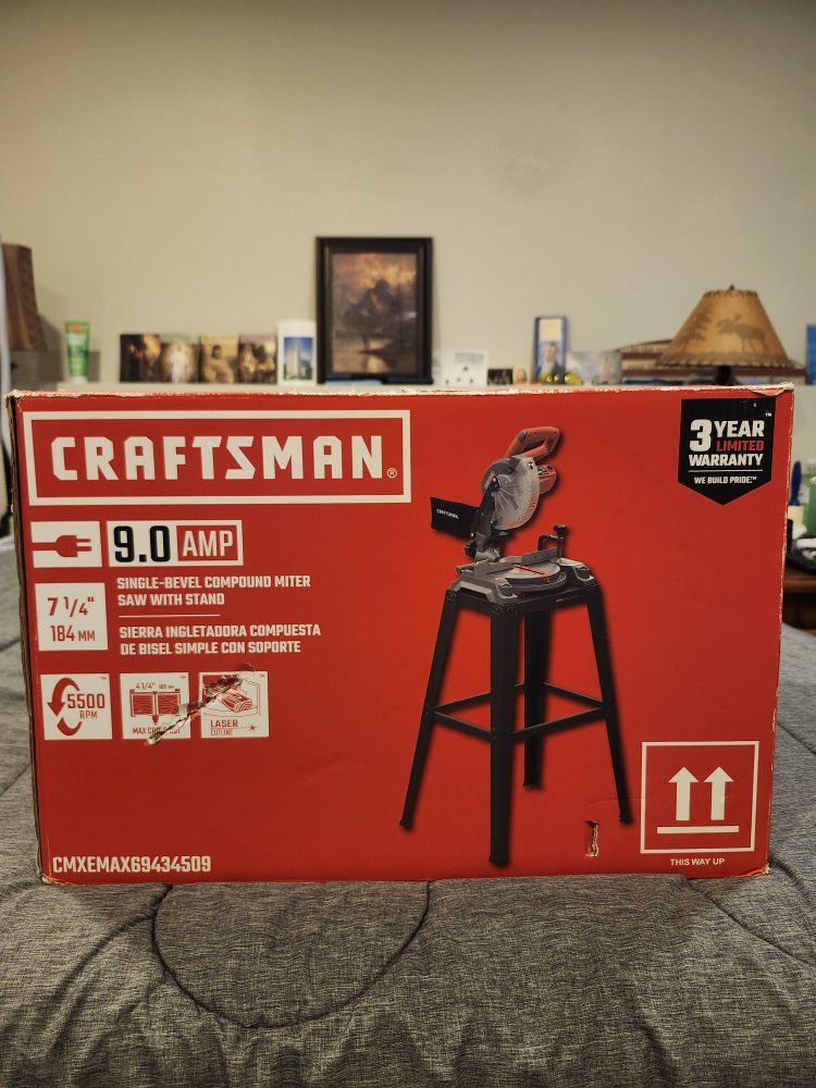 Crafstman 7 1/4 miter saw and stand