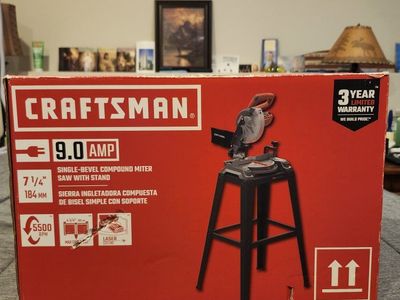 Crafstman 7 1/4 miter saw and stand