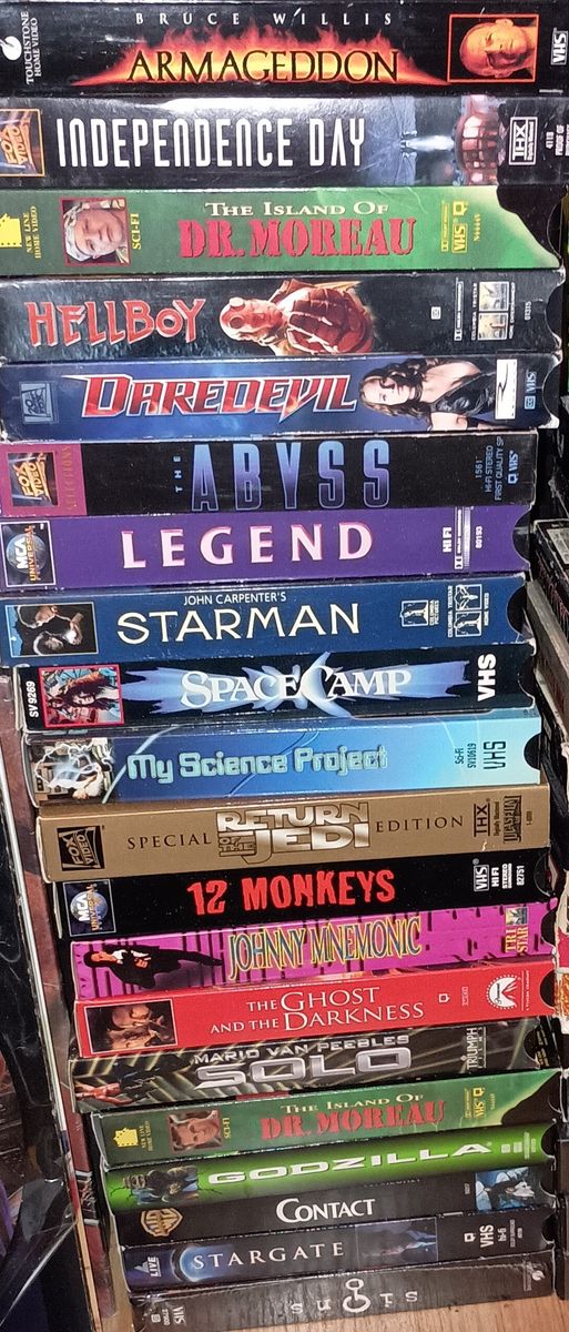 Sci-fi VHS Lot. 20 tapes for $10