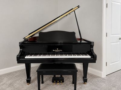 Wm. Knabe & Co. MC-50 5'6" Baby Grand Piano - Gloss Ebony, Excellent Condition