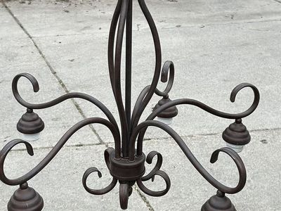 Classic Wrought Iron Chandelier