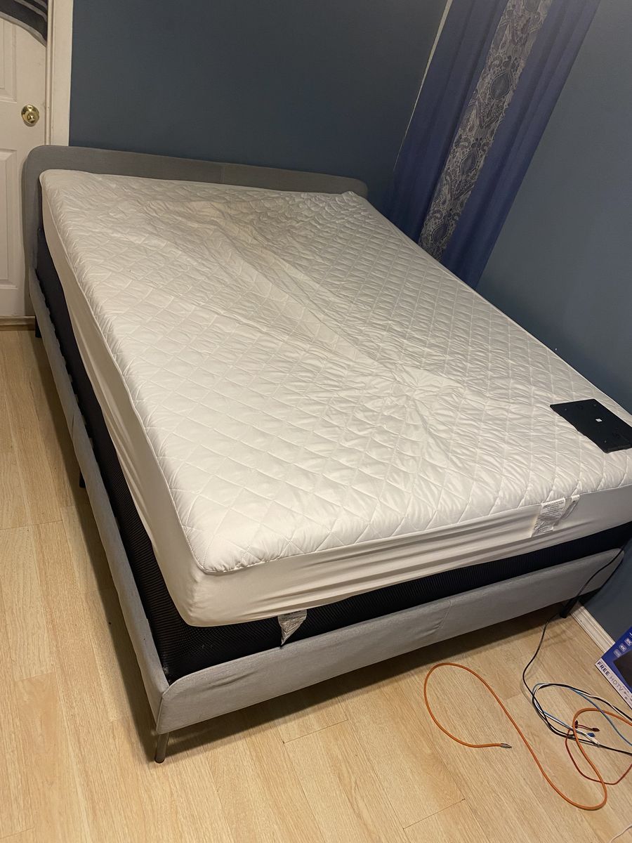 Queen Bed (Mattress and Frame)