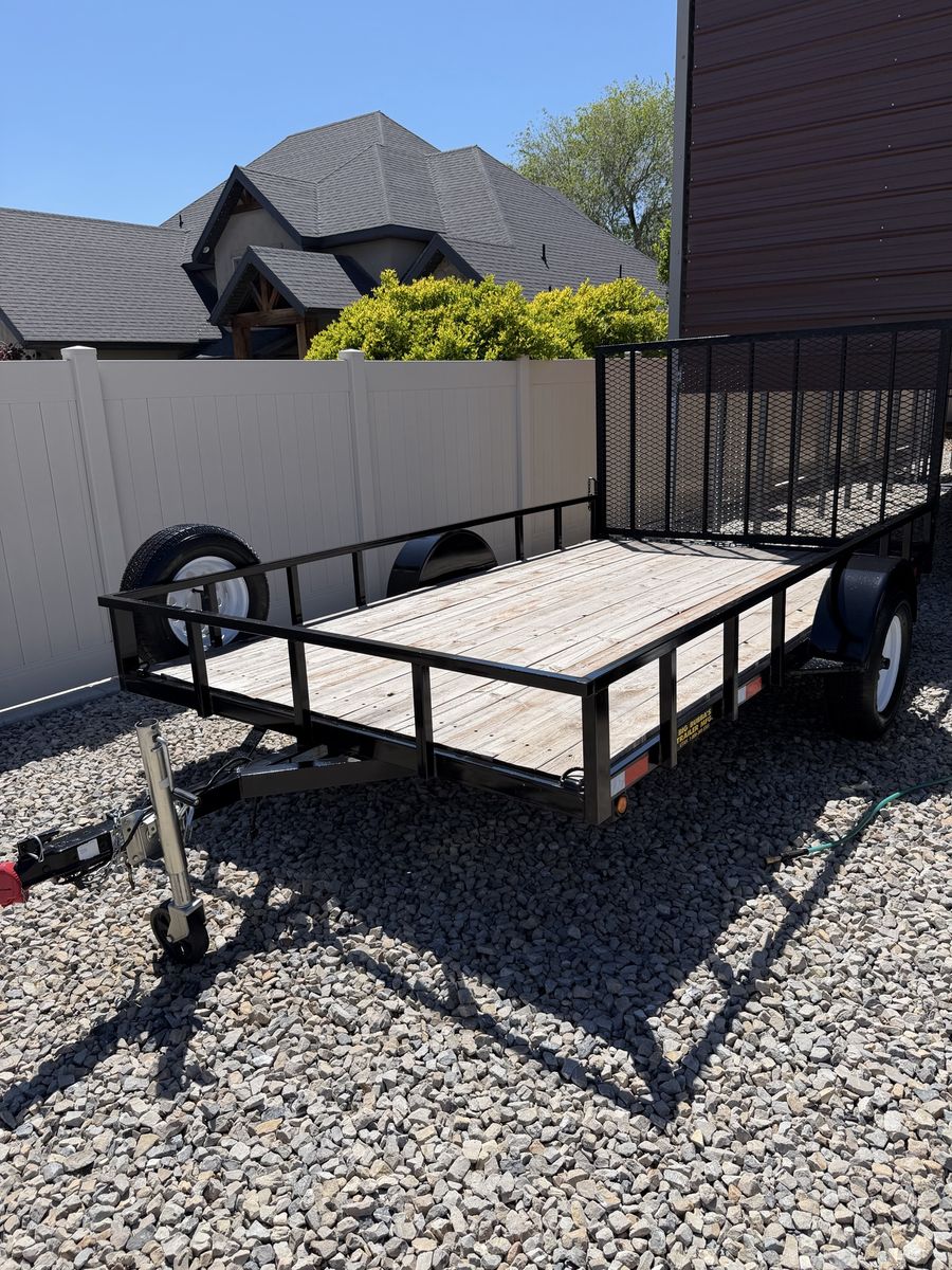 Big Bubba 7x12 Utility Trailer – Barely Used