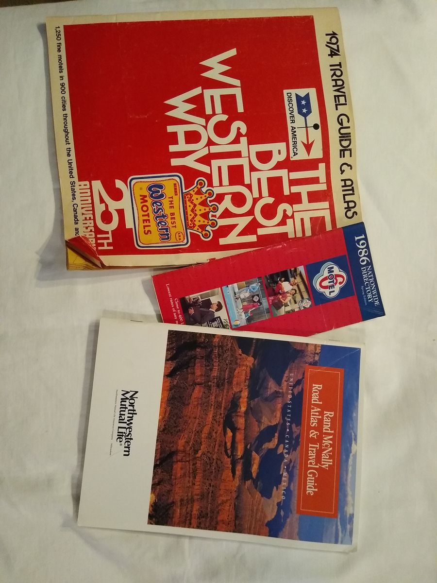Motel Travel Guides/Atlas - Vintage