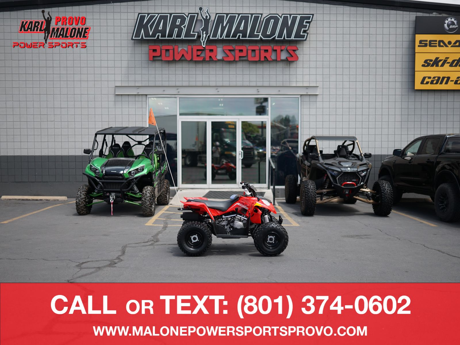2026 Polaris Outlaw 110 EFI Indy Red - P95987