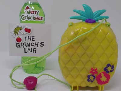 🦛 Polly Pocket Pineapple Wearable Purse Compact | Wild Wearable Fun!