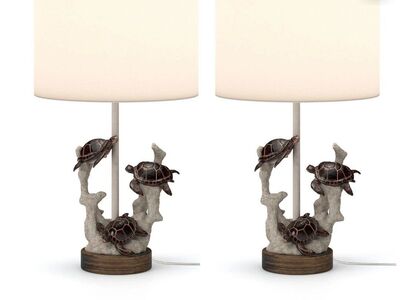 Lux Lighting Sea Turtle 3Way Lamps