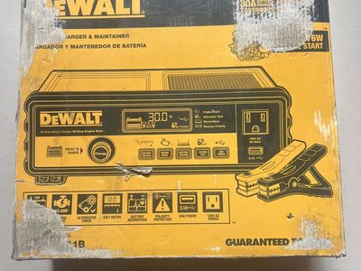 DEWALT DXAEC801B 30A 12V Battery Charger Maintainer w/ 80A Engine Start & USB