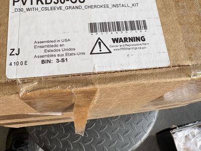 PVTKD30-CS D30 Grand Cherokee Install Kit with C-Sleeve