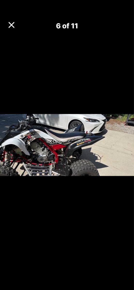 2010 Yamaha Raptor 700 SE ATV - Special Edition, 3063 Miles, Paddle Tires Included