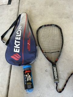 Racketball racket & balls