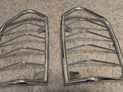 Ford F-150 Chrome Tail Light Guards Pair