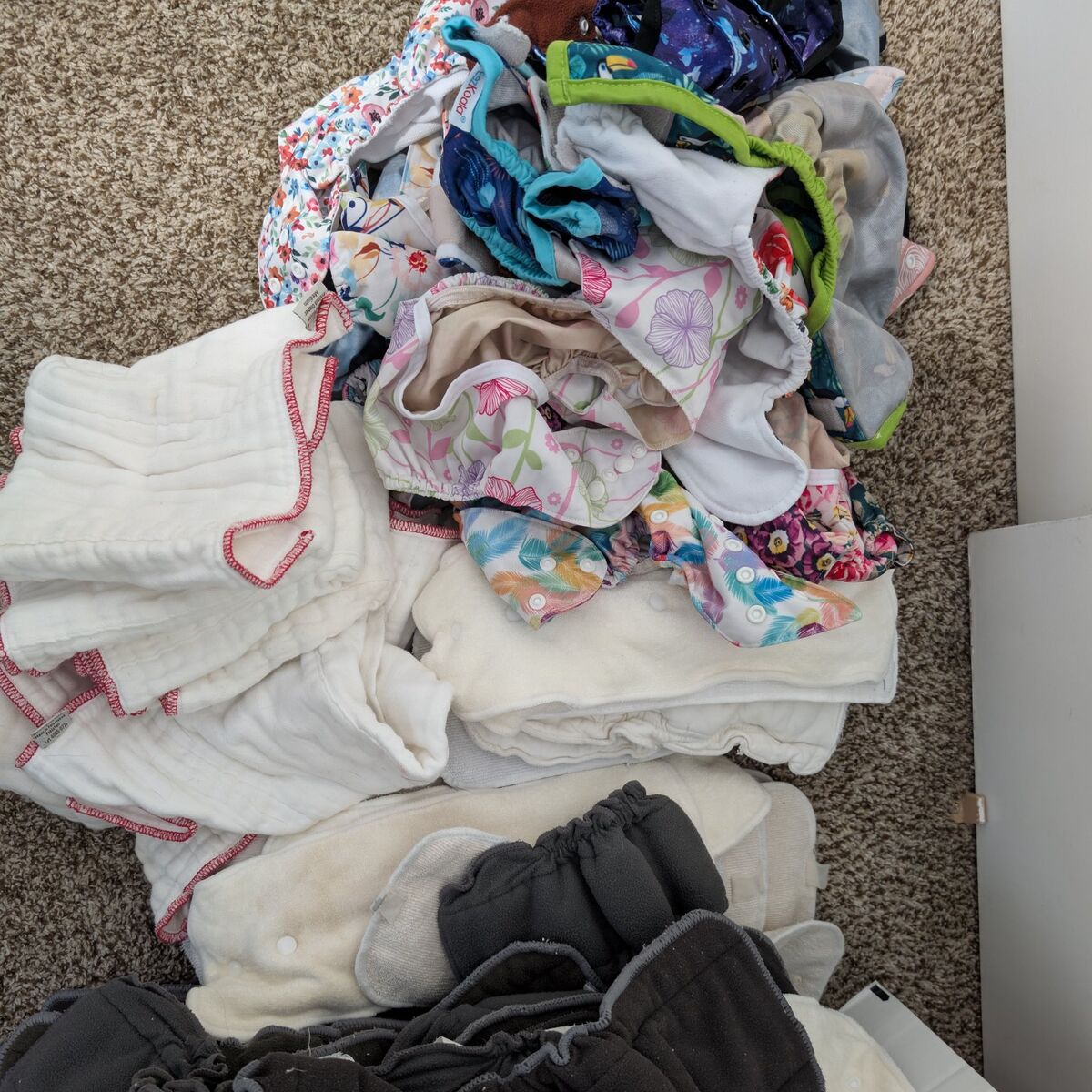 cloth diapers and inserts