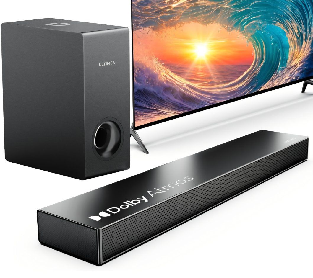 ULTIMEA 2.1 3D Surround Sound Bar w/ Subwoofer Nova S50 With Dolby Atmos
