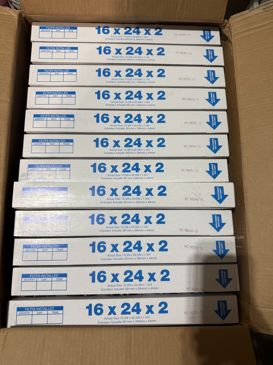 12 Pk Air Filter- furnace Filters