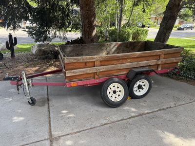 4x8 Utility Trailer - with Unused Spare Tire