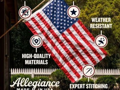 New 3ftx5ft flag w pole