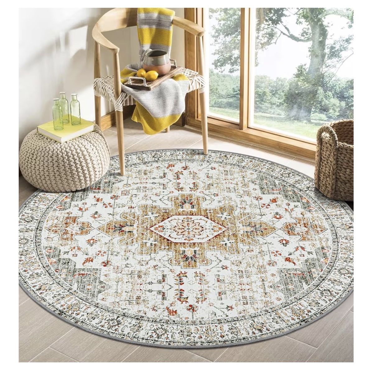 6’ Round Rug