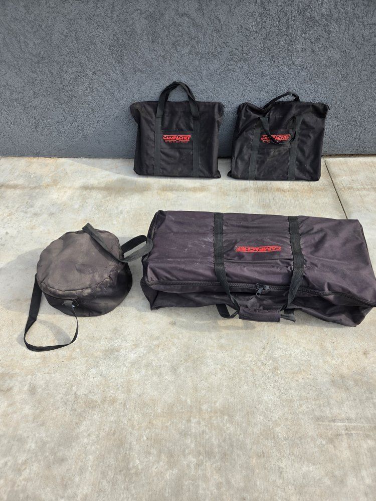 Camp Chef Expedition 2X Double Burner Propane Stove package.