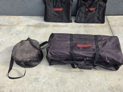 Camp Chef Expedition 2X Double Burner Propane Stove package.