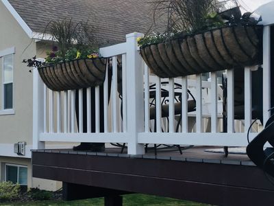 (2) Metal Hanging Planter Boxes