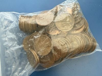 10 oz of wheat/copper Pennys, get them before all pennys are gone