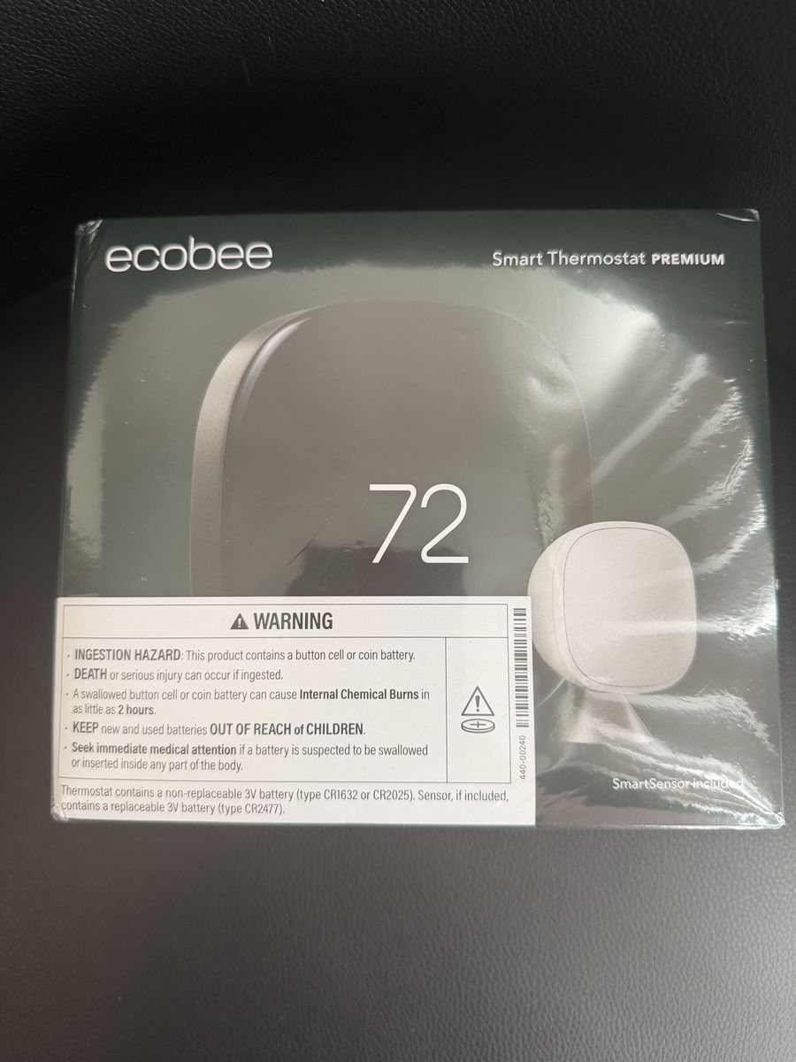ecobee Smart Thermostat Premium with SmartSensor (New in Box)