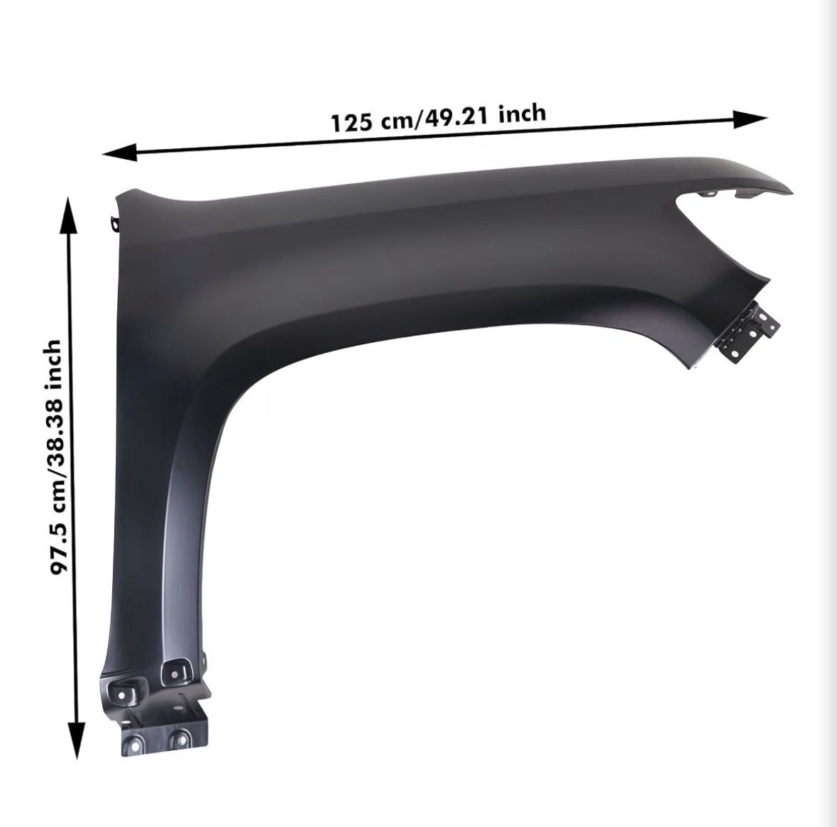 Front Right Fender Compatible with 2015-2022 Chevrolet/Chevy Colorado Passenger Side OEM 23373629