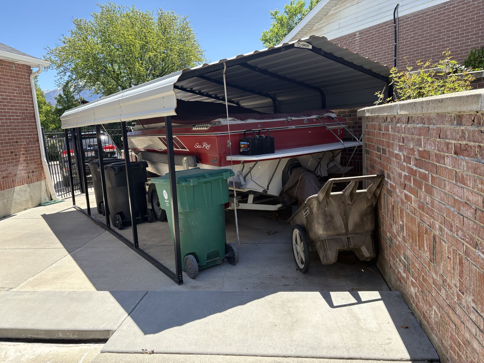 20 x12  aluminium Carport