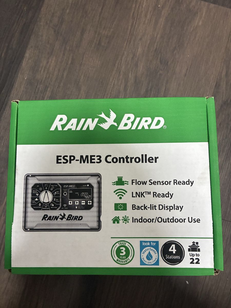 Rain Bird ESP-ME3 Controller Irrigation Sprinkler System Unit